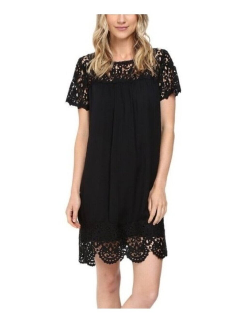 JOIE | Black Lace Lea Dress Sz XS